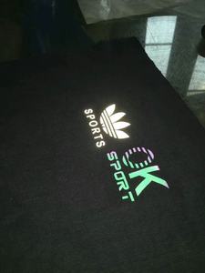 Alta visibilidade por atacado barato reflexivo calor transferência vinil ferro no logotipo para roupas adesivo padrão - Product Image 4