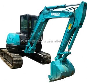 Miniexcavadora Japonesa Kobelco SK55 Usada de Alta Calidad, Peso Operativo de 5 Toneladas - Product Image 1