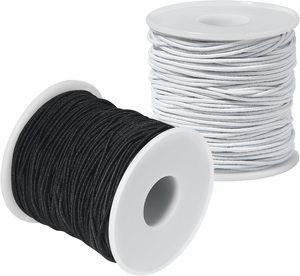 2026 nuova corda elastica rotonda colorata KJ forte 109 iarde corde elastiche in gomma da 1.2mm 4 corde ratex - Product Image 1