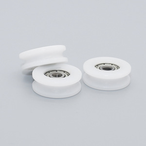 623ZZ Factory Direct Supply Bearing-Coated Plastic 3*17*6mm <b>Door</b> & Window <b>Rollers</b> with POM Wear-Resistant U-Groove Guide Wheels - Product Image 4
