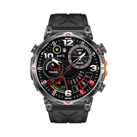 Reloj Inteligente KC93 AMOLED con Brújula, GPS, Monitoreo de Salud, Linterna, Batería de 650 mAh, Resistente al Agua 3ATM, Reloj Inteligente para Hombre para Actividades al Aire Libre