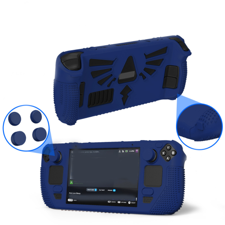 Пыленепроницаемый нескользящий Силиконовый защитный чехол для игровой консоли, силиконовый чехол для паровой колоды