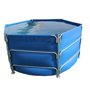 Bâche de poisson-chat de piscine étanche pliante flexible de haute qualité bâche enduite de PVC <span class=keywords><strong>ronde</strong></span> - Product Image 6