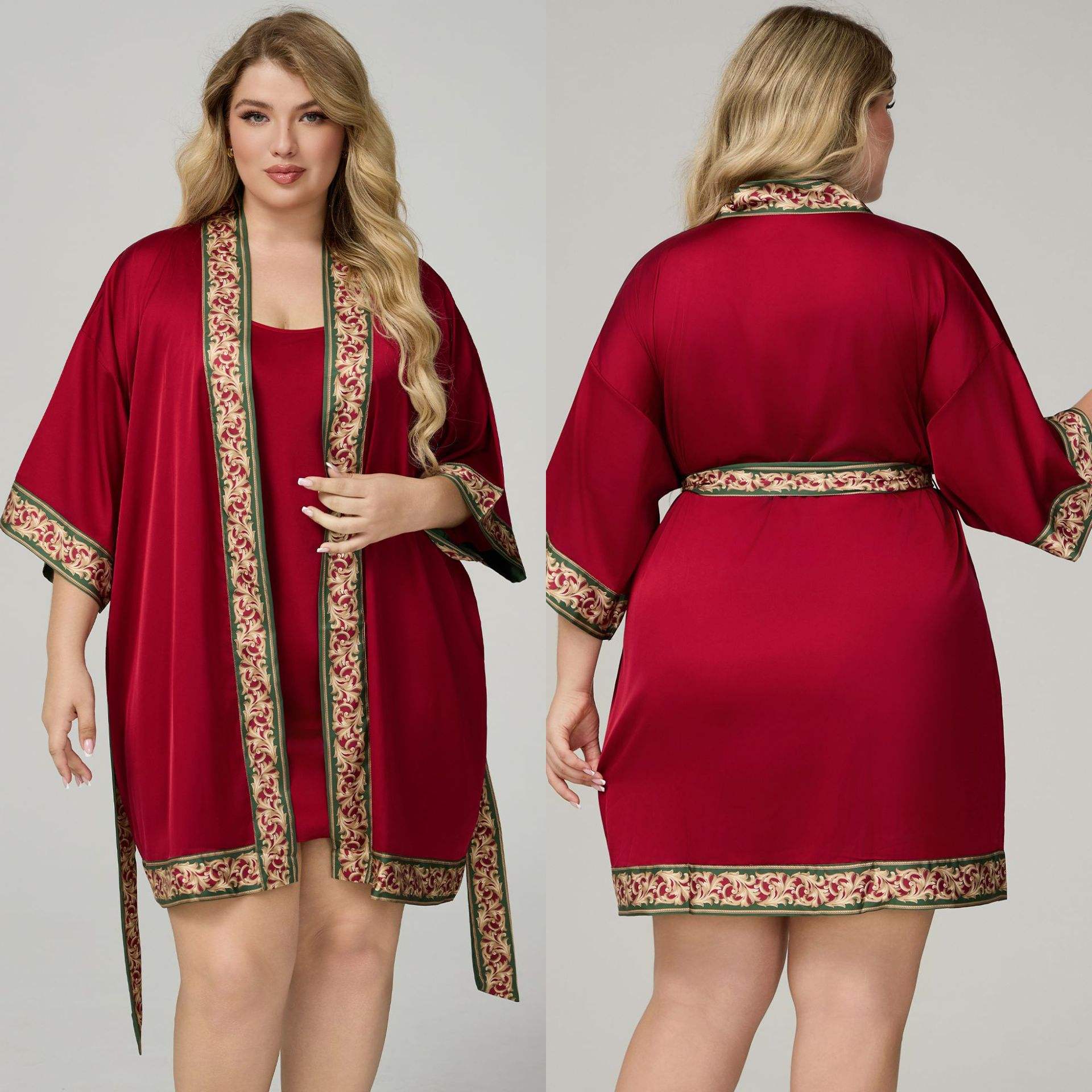 3370 Robe  Burgundy