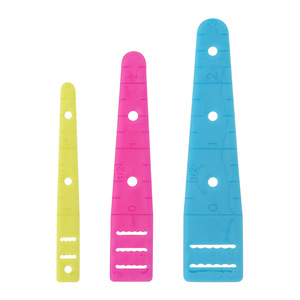 เข็มขัด3สีอุปกรณ์ทำเกลียวสำหรับใส่เข็มขัดแบบยืดหยุ่นอุปกรณ์ร้อยเชือกสำหรับเย็บปะติดปะต่อกันแบบเรียบง่าย - Product Image 5