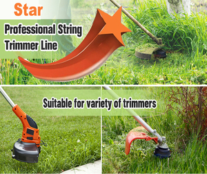 Cao Cấp Nylon 0.095 "Đường Kính 576 Mét Chuỗi Tông Đơ Dòng Phổ Màu Cam Sao Weed Ăn Bàn Chải Cắt Xăng Nguồn Điện - Product Image 4