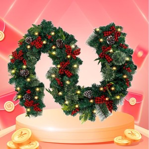 <span class=keywords><strong>Guirnalda</strong></span> <span class=keywords><strong>de</strong></span> decoraciones navideñas con <span class=keywords><strong>luces</strong></span> <span class=keywords><strong>de</strong></span> Navidad <span class=keywords><strong>Led</strong></span> <span class=keywords><strong>Guirnalda</strong></span> Adornos <span class=keywords><strong>Guirnalda</strong></span> <span class=keywords><strong>de</strong></span> regalo Árbol decorativo - Product Image 2