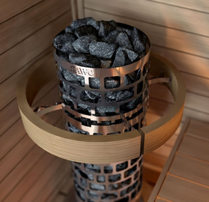 Calentador de sauna de capacidad de calentamiento rápido de acero inoxidable redondo Aries para sala de sauna de tamaño pequeño y mediano 4,5-18kw - Product Image 2