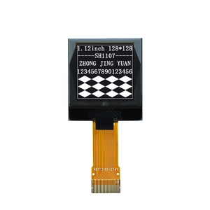 โมดูลหน้าจอ OLED ขาวดำ SH1107 ขนาด 1.12 นิ้ว 128*128 SPI I2C พร้อมอินเทอร์เฟซแบบขนาน 3-in-1 จอแสดงผลขนาดเล็ก - Product Image 1