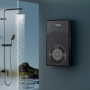 Calentador de Ducha LED de Pared de 12500W, IPx4 Impermeable, Control Táctil Inteligente, Ahorro de Energía, Calentamiento Rápido, Temperatura Constante - Product Image 6