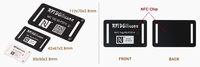 Anpassbare Scanbare Hundemarke mit QR-Code für Halsbänder, Personalisiertes Graviertes Silikon-NFC-Haustier-Tag