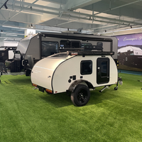 Ecocampor Mini Offroad RV Caravan Camper Trailer avec cuisine extérieure et salle de bain à vendre