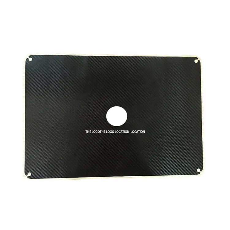 KAKUDOS Customized Laptop Skin Sticker Carbon Fiber Black Color For Used Macbook Air