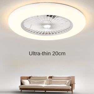 โคมไฟเพดานพัดลม LED ทันสมัยพร้อมรีโมทควบคุมอัจฉริยะสำหรับบ้านห้องนั่งเล่นฐานทรงกลมดีไซน์หรูหรา - Product Image 2