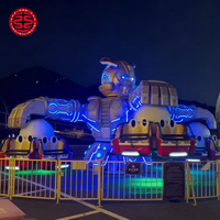 Manèges à thème robotique pour parcs d'attractions et fêtes foraines, attractions mécaniques pour parcs familiaux, utilisables en intérieur et en extérieur