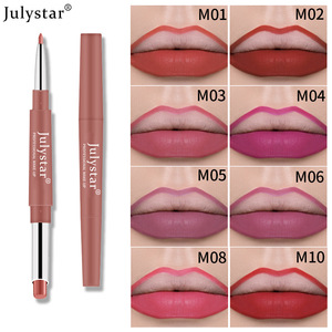 Julystar ลิปสติกเขียนขอบปาก2 in 1กันน้ำกันเหงื่อและสีสันสดใส - Product Image 2