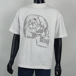 Özel logo Streetwear pamuk boy Boxy Fit t Shirt Mock boyun Tee erkek <span class=keywords><strong>Hip</strong></span> <span class=keywords><strong>Hop</strong></span> giysi ekran baskı ağır T-shirt - Product Image 3