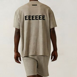 T-shirt ESS pour <span class=keywords><strong>homme</strong></span> 2025 – T-shirt décontracté <span class=keywords><strong>de</strong></span> luxe imprimé lettres pour <span class=keywords><strong>homme</strong></span>, personnalisable en gros, 100 % coton jersey avec motif dessin animé - Product Image 3