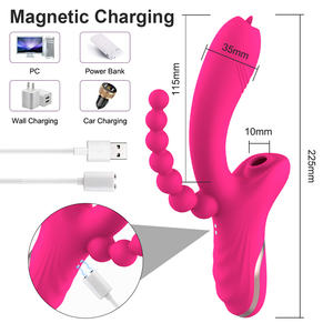 Femmina di stimolazione clitoridea vibratore G-Point orgasmica giocattolo del sesso per le donne adulti dispositivo di aspirazione clitorideo - Product Image 6