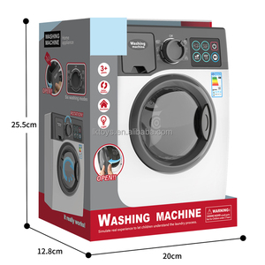 Lucky Toys Machine à laver électrique ensemble de blanchisserie semblant <span class=keywords><strong>jouet</strong></span> jouer laveuse et sécheuse ensemble Mini <span class=keywords><strong>jouet</strong></span> de lavage appareils ménagers - Product Image 4