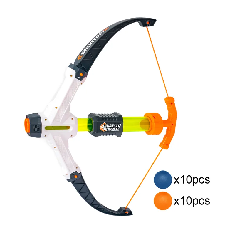 아이 사냥 게임 플라스틱 장난감 총 부드러운 총알 활과 화살