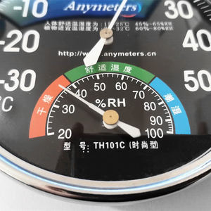 ポインター付き丸型屋内温度計湿度計 - Product Image 2