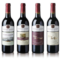 Étiquettes personnalisées de luxe pour vin rouge, papier texturé avec dorure à chaud, autocollantes, imperméables, pour bouteilles de vodka, emballages de bouteilles en verre