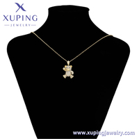 X000657329 Bijoux Xuping Pendentif Ours Tendance et Charmant en Or 14K, Style Vintage Simple et Élégant pour Usage Quotidien