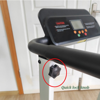 Exercice de fitness 12KM tapis roulant incliné D380BC utilisation à domicile intelligente Portable pliable mince tapis de marche électrique rapide pour le bureau à domicile