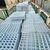 Panneau de clôture en treillis soudé en acier inoxydable et acier au carbone, découpé sur mesure, durable, robuste, matériaux de construction métalliques
