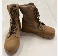 Bottes tactiques de sport d'extérieur TSB21, marron, pour entraînement, chasse, service, hommes, semelle extérieure en caoutchouc PU antidérapante, chaussures de combat désertiques.