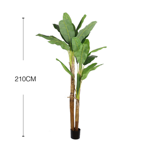 Prodotti Bonsai all'ingrosso grandi banane in vetroresina artificiali palme per interni verdi compleanni pasqua - Product Image 6