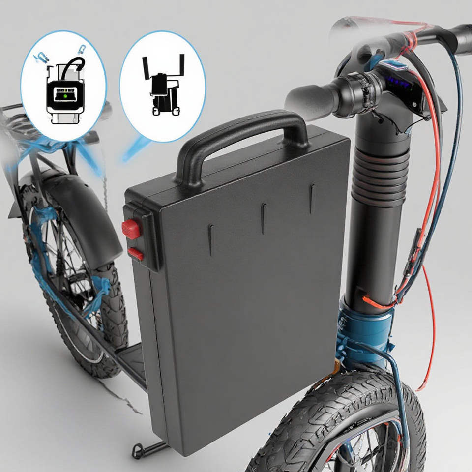 24V 10Ah 12Ah 20Ah Wheelchair Lithium-Ion Rear Rack Battery for Adult ...