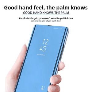 Funda con Tapa Espejo Electrochapada de Lujo al por Mayor para <span class=keywords><strong>Samsung</strong></span> S25 S24 S23 Ultra con Soporte Plegable, Precio Directo de Fábrica - Product Image 3