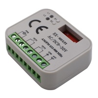 Control Remoto Multirreceptor 300-868MHz, Código Fijo/Aprendizaje, Inalámbrico RF, Automatización del Hogar, Puerta de Garaje