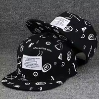 Casquettes ajustées personnalisées brodées pour hommes avec logo – Nouveauté, visière plate, style Fifty Snapback