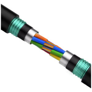 GYTZA53 Cable de fibra óptica ignífugo para exteriores Retardante de llama 4 12 18 24 144 Cable de acero de núcleo Mejor precio Cable de fibra óptica <span class=keywords><strong>Draka</strong></span> - Product Image 5