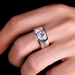 Anello con Zirconi Irregolari per Donne, Gioiello da Dito Minimalista di Lusso alla Moda - Product Image 3