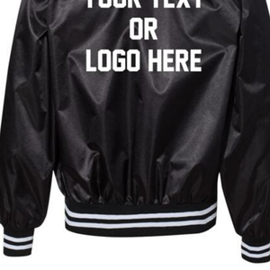 Chaqueta de hombre Productos a medida Letterman Satin Material Jacket de Irfan Sports - Product Image 6