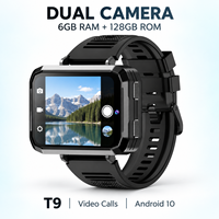 Jam Tangan Pintar 4G T9 dengan Kamera Ganda, Panggilan Video, Layar AMOLED 2,4 Inci, dan RAM 6GB Penyimpanan 128GB