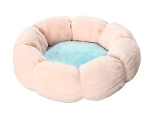 سرير قطط دائري - مناسب لجميع الفصول. بيت دافئ للحيوانات الأليفة للكلاب والقطط. أثاث للقطط. نسخة مُسمكة. - Product Image 3