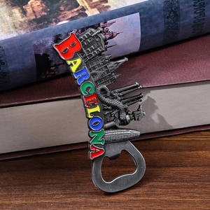 Imanes promocionales de fábrica para nevera, abridor de botellas de <span class=keywords><strong>Barcelona</strong></span>, imán para nevera, recuerdo turístico - Product Image 4