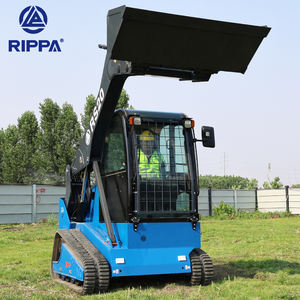 उच्च गुणवत्ता वाली मिनी ट्रैक स्किड स्टीड लोडर गर्म बिक्री 4 टन फ्रंट एंड क्रॉलर मिनी स्किड स्टीड लोडर - Product Image 2