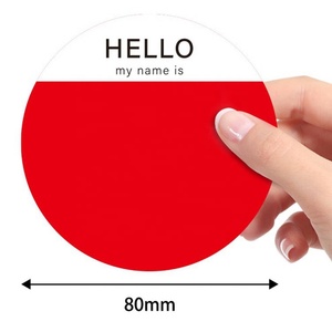 Etiquetas Adhesivas Personalizadas de Papel Kraft Anti-Falsificación, Etiquetas de Nombre a Color, Etiquetas Grandes para Ropa de Eventos Escolares, Etiquetas para Brazos - Product Image 2