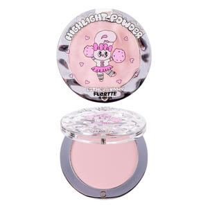 <span class=keywords><strong>FLORTTE</strong></span> Glass Sea Series Blush en poudre monocolore, éclaircissant naturel, écran solaire pour le visage, maquillage scintillant, palette de cosmétiques - Product Image 1