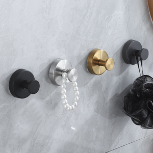 וו תלייה מודרני מנירוסטה עם כוס יניקה, ללא קידוח, חזק ועמיד, מסתובב, מתאים למטבח, חדר אמבטיה ולבגדים. - Product Image 2