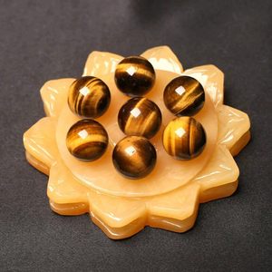 Hot selling Healing Crystal Natural Golden Tiger Eye Sphere Ball Raw Stone Polished <b>Craft</b> Yellow Tiger Eye Sphere For Gifts - Product Image 5