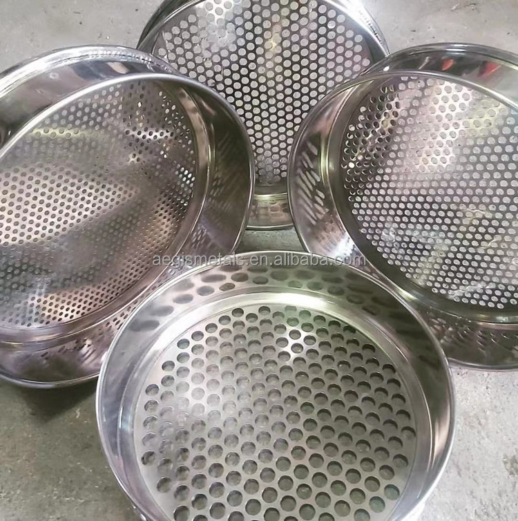 Setaccio Da Laboratorio In Acciaio Inox 304 - Diametro 20cm Per Analisi Granulometrica