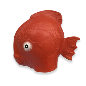 Maschera Realistica di Pesce Rosso e Oro, Costume di Halloween, Accessorio Teatrale, Maschera Integrale in Lattice con Stampa Serigrafica a 1 Colore - Product Image 6