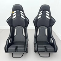 Siège baquet de course automobile sur mesure, haute qualité, en fibre de carbone/fibre de verre, pour sièges de course de voitures de luxe
